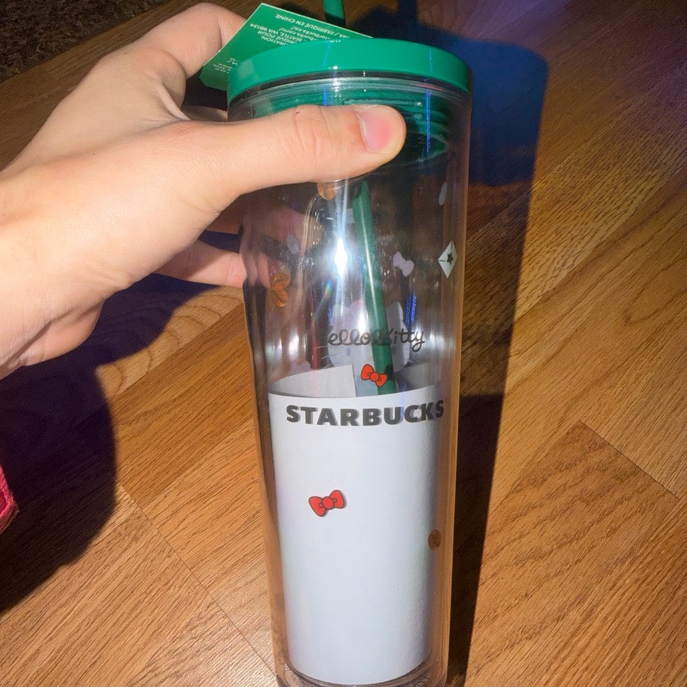 Starbucks/Sanrio Hello Kitty 2025 Collab Cold Cup 24oz Venti Tumbler NEW